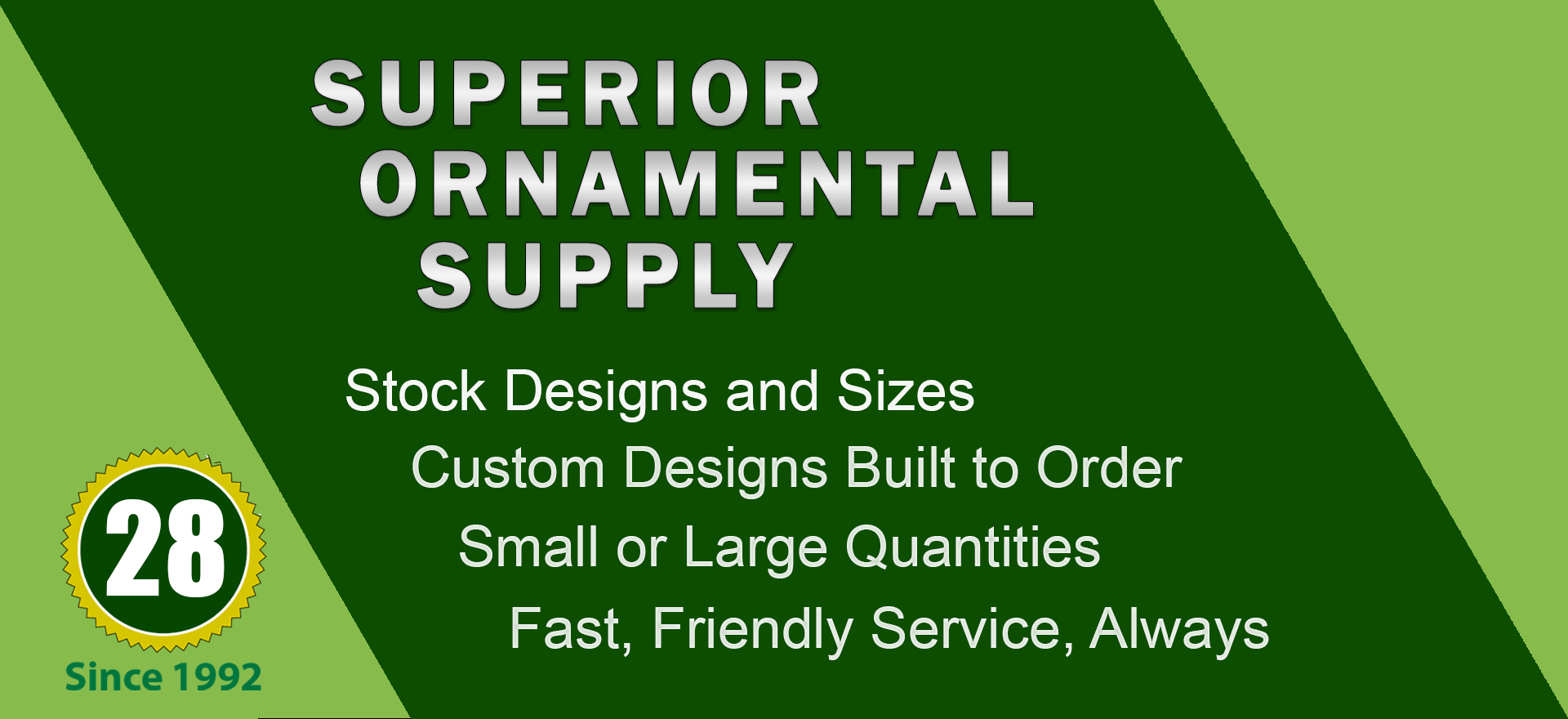 Balusters and Pickets, Belly, Forged, Hammered, Posts, Tube and Fluted, Twisted, Wave Design. Wide variety and Excellent Quality from Superior Ornamental Supply.