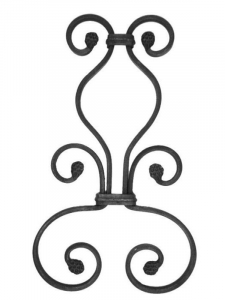 Steel Wrought Iron Scroll SS35-2