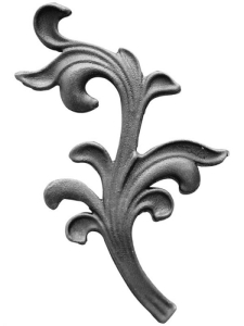 Cast Steel Leaves & Ornaments 55-570 (# 4140-L)