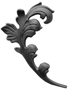 Cast Steel Leaves & Ornaments 55-572