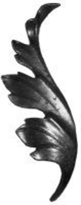Cast Steel Leaves & Ornaments 55-574 (4160R)