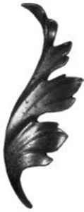 Cast Steel Leaves & Ornaments 55-575 (4160L)