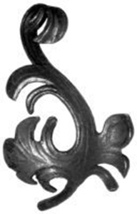Cast Steel Leaves & Ornaments 55-587