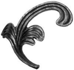 Cast Steel Leaves & Ornaments 55-590