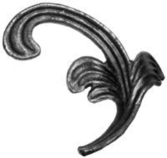 Cast Steel Leaves & Ornaments 55-591