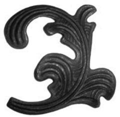 Cast Steel Leaves & Ornaments 55-595