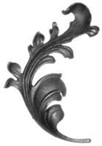 Cast Steel Leaves & Ornaments 55-598 (4144R)