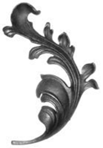 Cast Steel Leaves & Ornaments 55-599 (4144L)