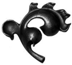 Cast Steel Leaves & Ornaments 55-601