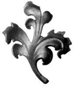 Cast Steel Leaves & Ornaments 55-603