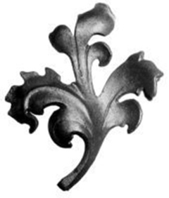 Cast Steel Leaves & Ornaments 55-604