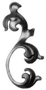 Cast Steel Leaves & Ornaments 55-608