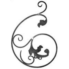 Forged Steel Wrought Iron Scroll Panels 70-466