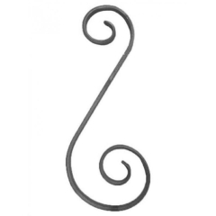 Steel Wrought Iron Scroll SUI80-A-15C