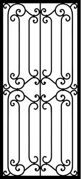superior ornamental supply security door df1.5